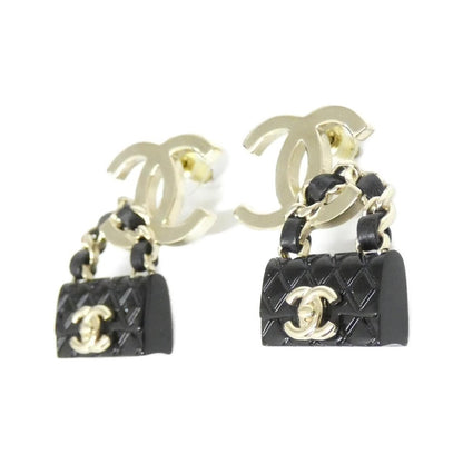 Chanel Earrings Black — view 2