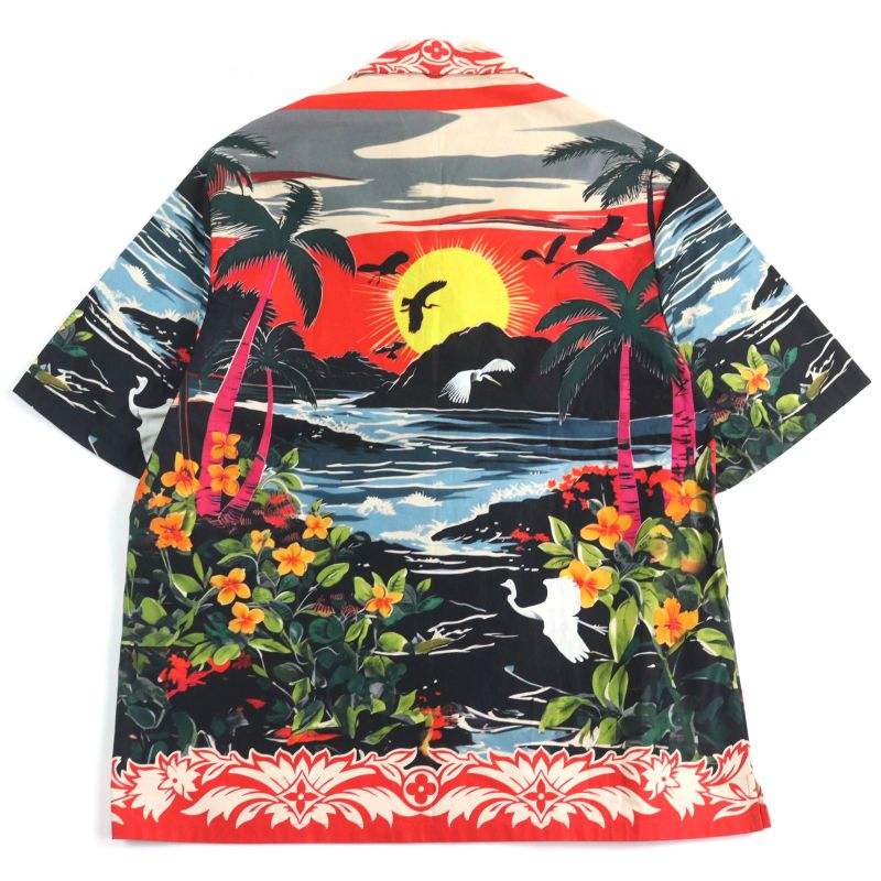 Louis Vuitton 24AW 1afqy6 Camicia A Maniche Corte In Cotone Stampato Monogram -