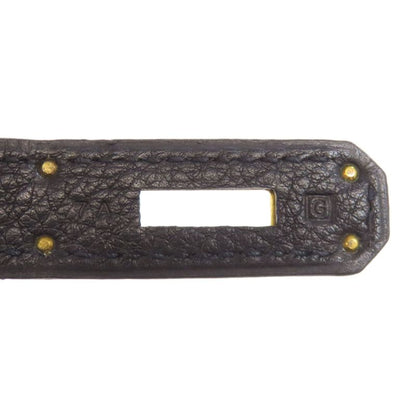 Hermes Birkin 35 Gold Hardware Handbag Fjord Women