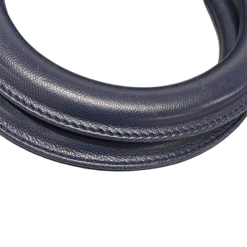 Dior/christian Dior Tote Bag Granville Navy Leather