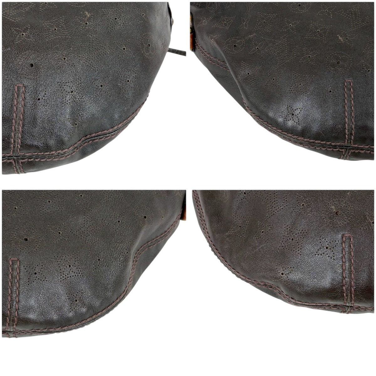 Louis Vuitton Mahina Onata GM One Shoulder Bag Hobo Punching Leather — view 6