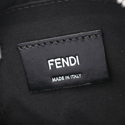Fendi Shoulder Bag Diagonal Camera Case Zucca Black Leather — view 4