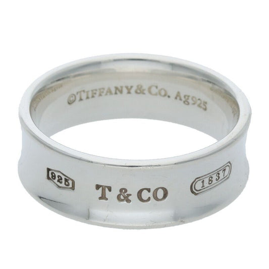 Tiffany & Co Medium 1837 Silver Ring Men's Size 16