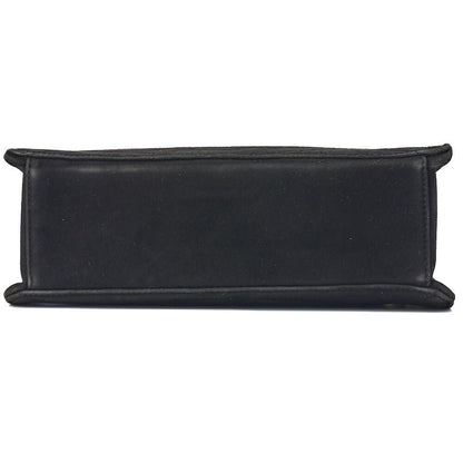 Chanel Shoulder Bag Tote Bag Round Flap Turnlock Chain Shoulder Suede Black