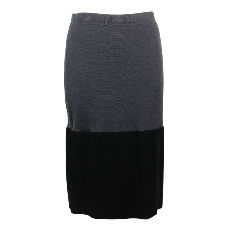 [dior] Christian Dior Wool×rayon Black Women's Skirt