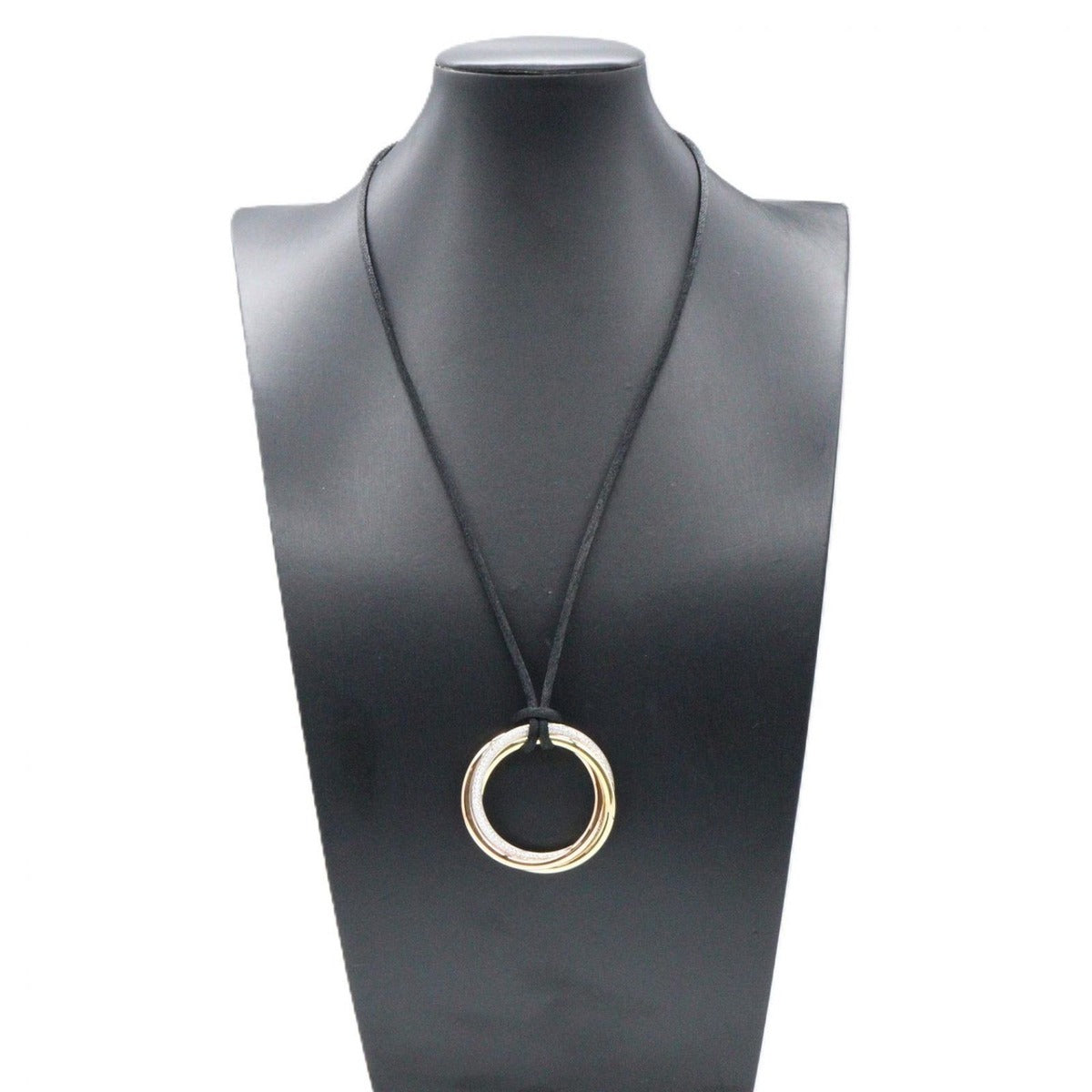 Cartier Necklace Trinity Diamond Cord Gold — view 6