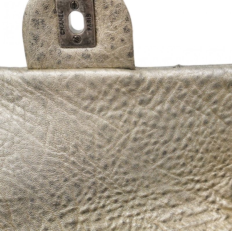 Chanel Shoulder Bag Matelasse Leather Silver Hardware Women