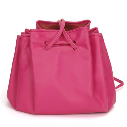 Loewe Shoulder Bag Anagram Nappaleather Pink Gold Hardware Drawstring Shoulder