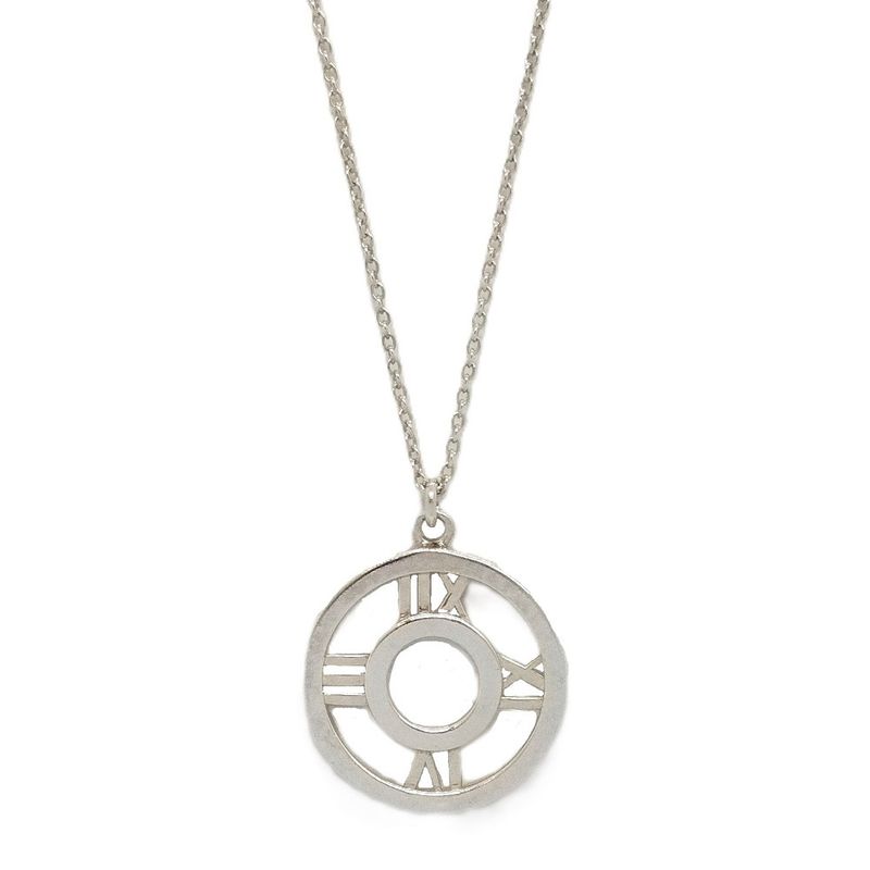 Tiffany & Co Tiffany & Co Atlas Necklace Sv925 39g Silver Medallion Circle 2003
