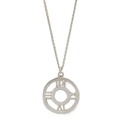 Tiffany & Co Tiffany & Co Atlas Necklace Sv925 39g Silver Medallion Circle 2003