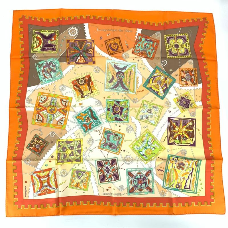 Hermes Scarf Carre 90 La Mecanique Des Idees Idea Structure