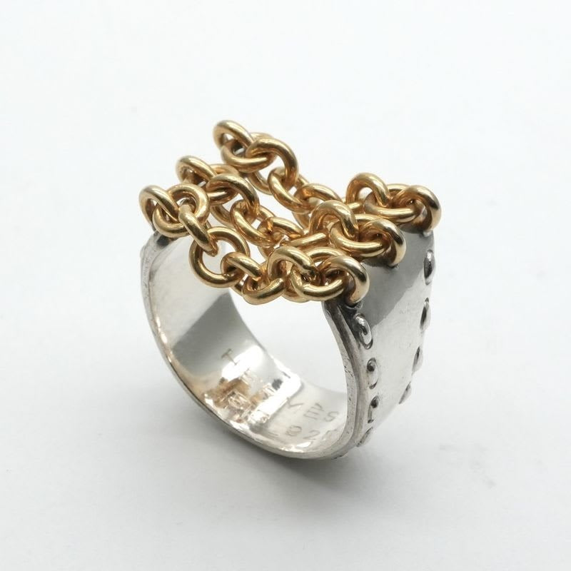 Hermes Mexico Ring Silver