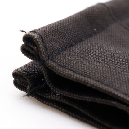 Hermes Fourre Tout MM Tote Bag Cotton Canvas Black Unisex Handbag