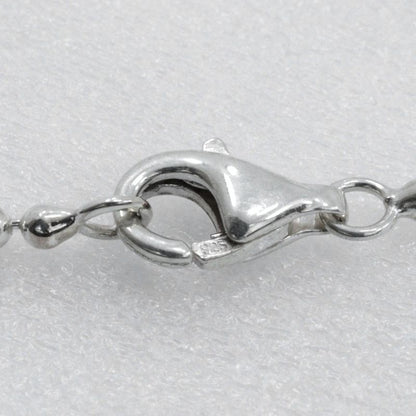 Tiffany & Co Roman Cross Ball Chain Silver 925 Ladies 13.4g Necklace