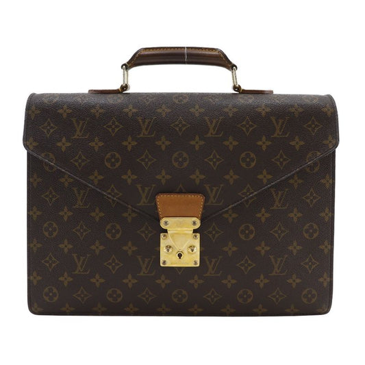 Louis Vuitton Serviette Conseil Briefcase M53331 Monogram Canvas Brown Mi0994