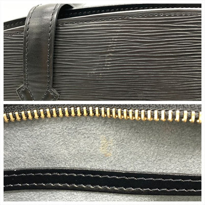 Louis Vuitton Saint Jacques Noir Black Tote Bag Epi M52262 Black Gold Hardware