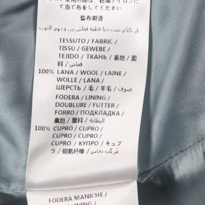 Gucci 421766 100% Wool Emblem Button Checked Single Jacket Tailored Jacket