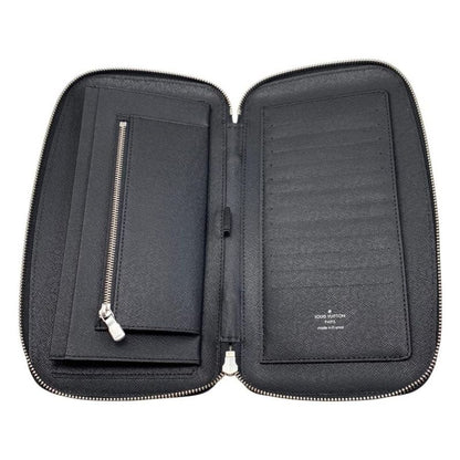 Louis Vuitton Bifold Long Wallet Travel Case Organizer Athol M30652 Taiga