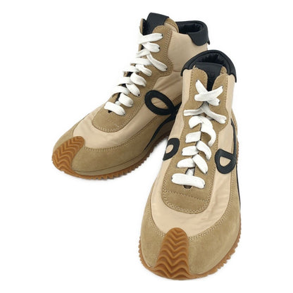 Loewe Flow Runner High Cut Sneakers 38 Beige Black