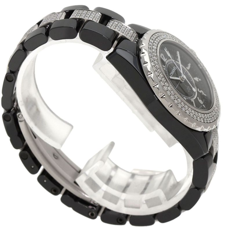 Chanel H1338 J12 33mm (130in) Bezel Bracelet Diamond Wristwatch Ceramic Ceramic
