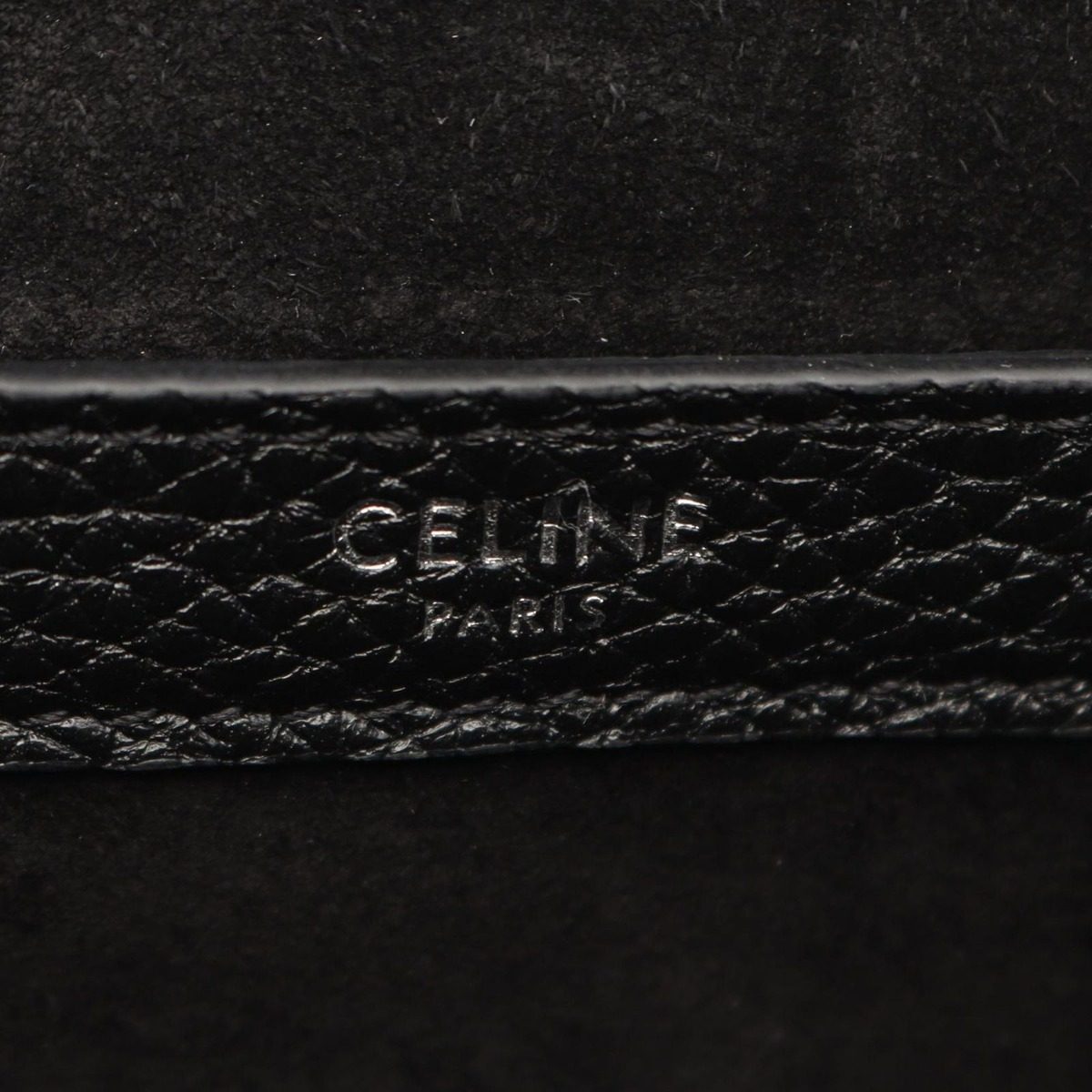 Celine Backpack Folco Large Black Leather — view 4