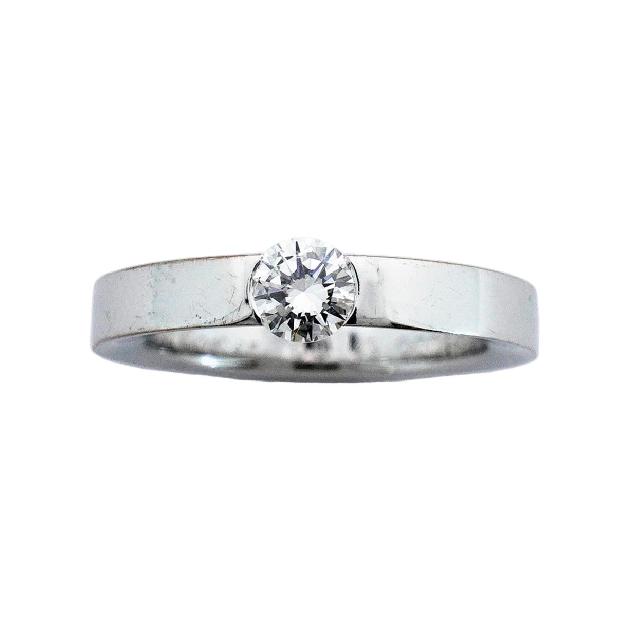 Cartier Ring Date with 18k White Gold Diamond — view 2