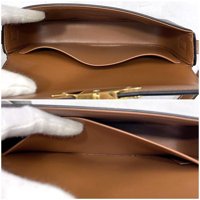 Celine Semishoulder Bag Claude Brown Triomphe