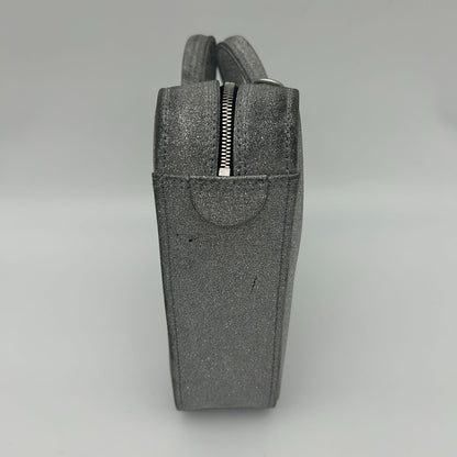 Balenciaga Silver Glitter Shoulder Bag Triangle — view 6