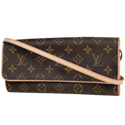 Louis Vuitton Pochette Twin GM Belt Bag Monogram Brown