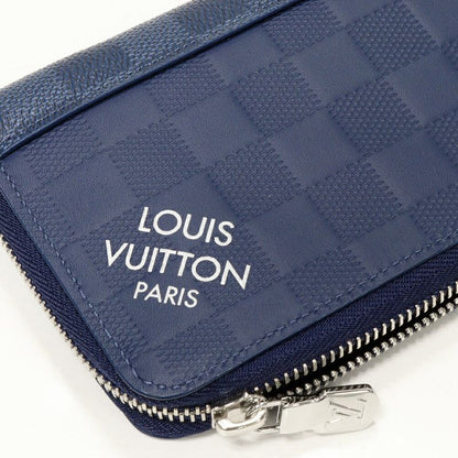 Louis Vuitton Round Zipper Long Wallet With Change Pocket Damier Infini Damier