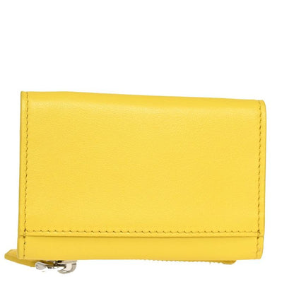 Prada Card Case Coin Purse Fold Wallet Logo Grace Triangle Compact Leather