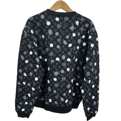 Louis Vuitton X YK Dot Monogram Sweatshirt Black Rm231h IHN Hoy26w L Men's