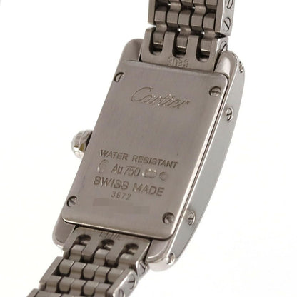 Cartier Mini Tank American WG D Quartz Bracelet Dial Color — view 6