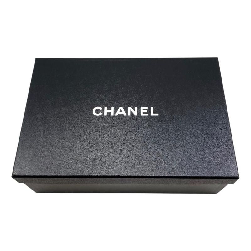 Chanel Heel Pumps Mary Jane G46443 37 1 2 Size Leather Coco Mark Black Gold