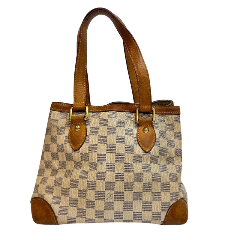Louis Vuitton N51207 Hampstead PM Tote Damier Azure Handbag Bag Cabasn Brand