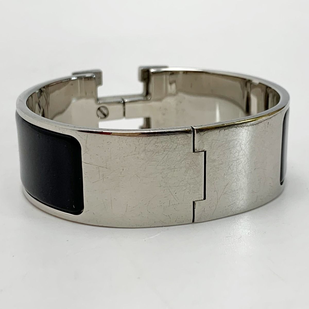 Hermes Metal Black Hbangle