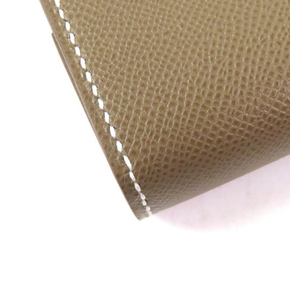 Hermes Bearn Mini Etoupe Gold Hardware H Logo Hardware Mini Wallet With Coin