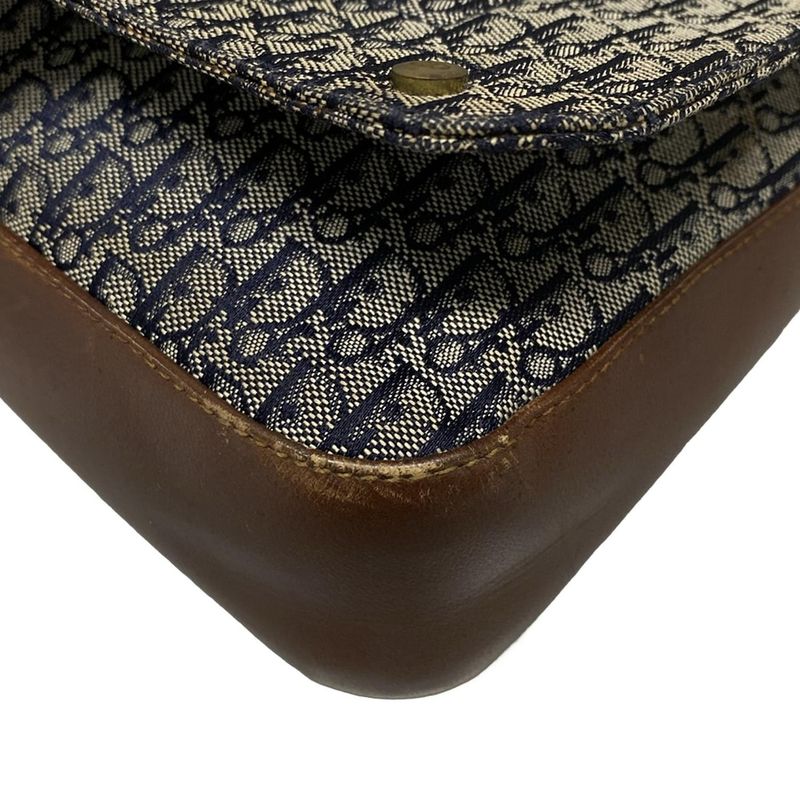 Dior/christian Dior Shoulder Bag Street Chictrotter Navy And Ivory And Dark