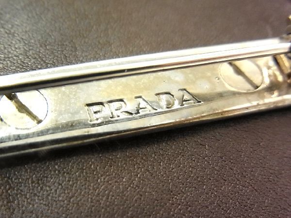Prada Leather Fish Pin Brooch Pin Brooch Pin Badge Accessories Khaki And