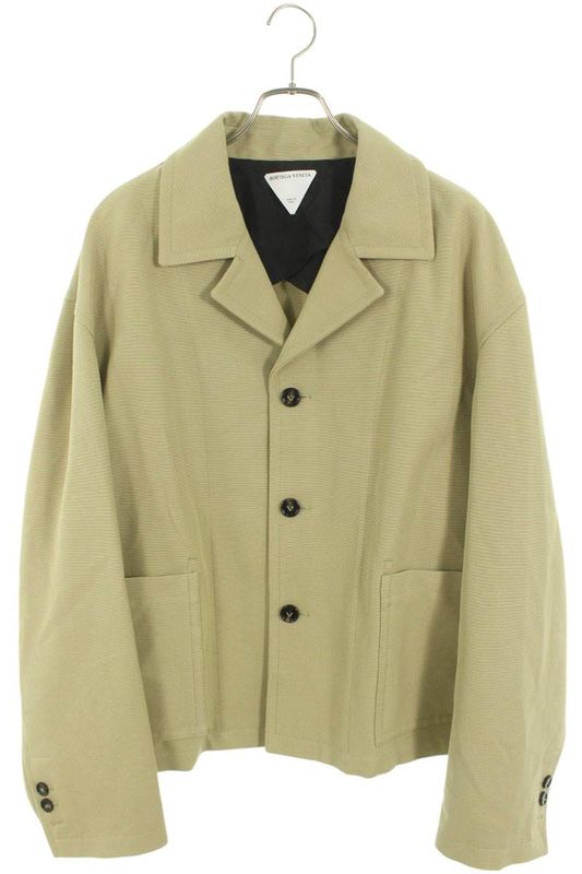 Bottega Veneta 735900 V2kt0 Collared Cotton Blouson Men 54