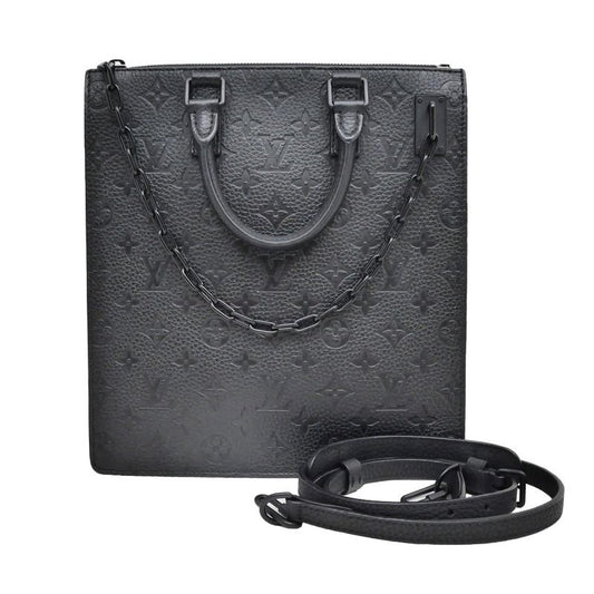 Louis Vuitton Sac Plat Messenger Tote Bag Hand Shoulder Taurillon