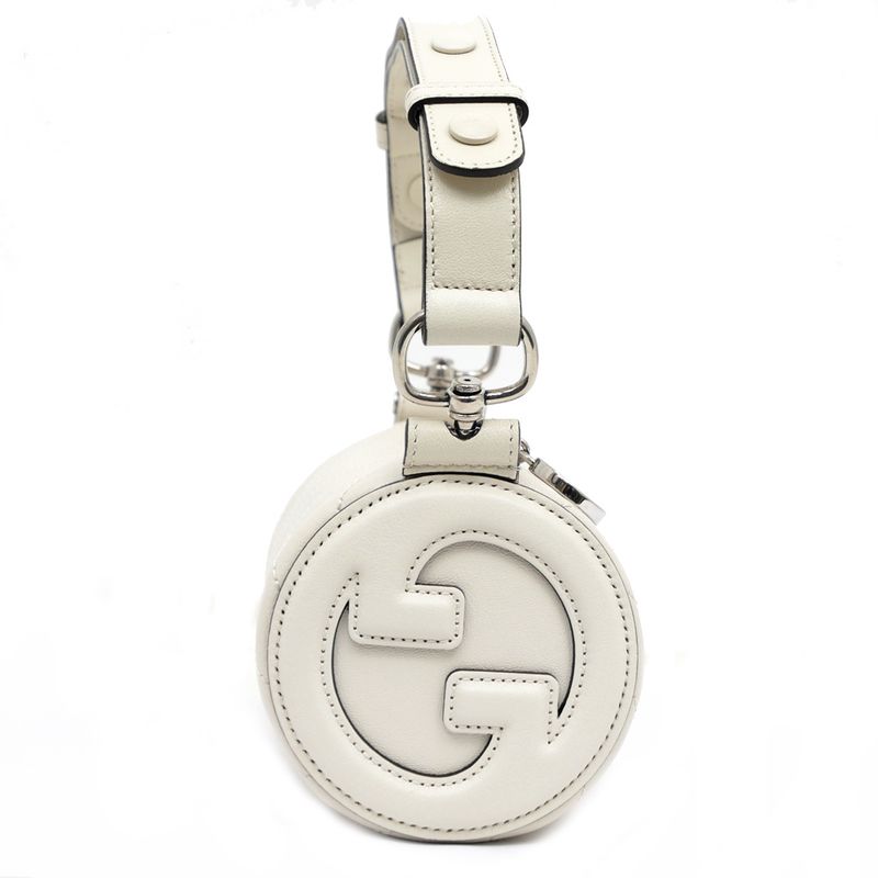 Gucci Blondie Mini Shoulder Bag 760170 One Shoulder - White Leather