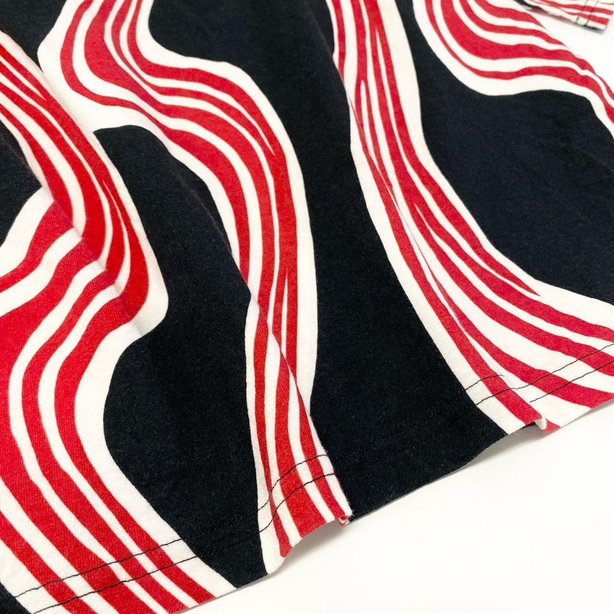 Moncler JW Anderson All Over Print SS T-Shirt S Top Black Red — view 5