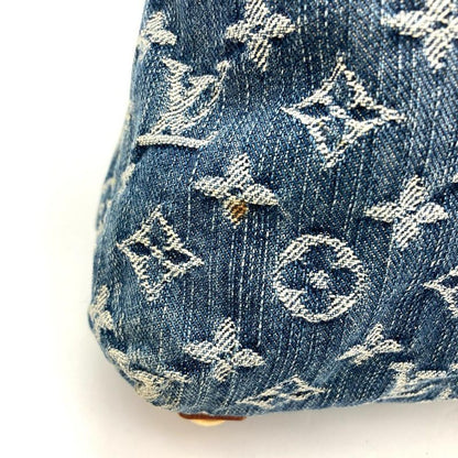 Louis Vuitton Baggy PM Shoulder Bag Monogram Denim M95049 Blue Fl0016