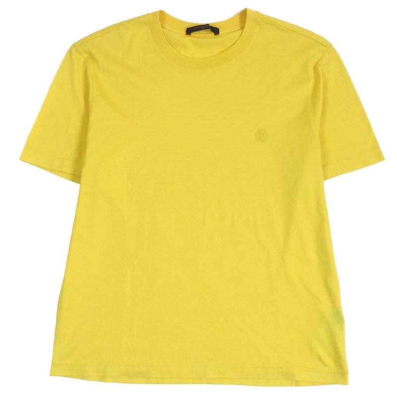 Louis Vuitton 20SS 100% Cotton LV Circle Logo Embroidery Crew Neck Short