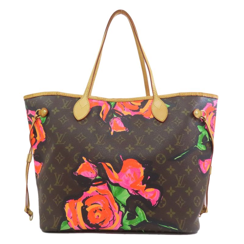 Louis Vuitton M48613 Neverfull MM Old Tote Bag Monogram Canvas Women
