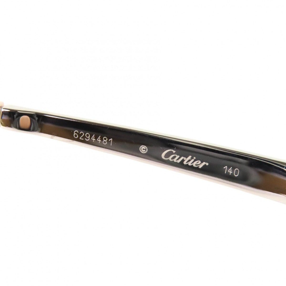 Cartier Trinity Logo Sunglasses Eyewear Pale Pink — view 10