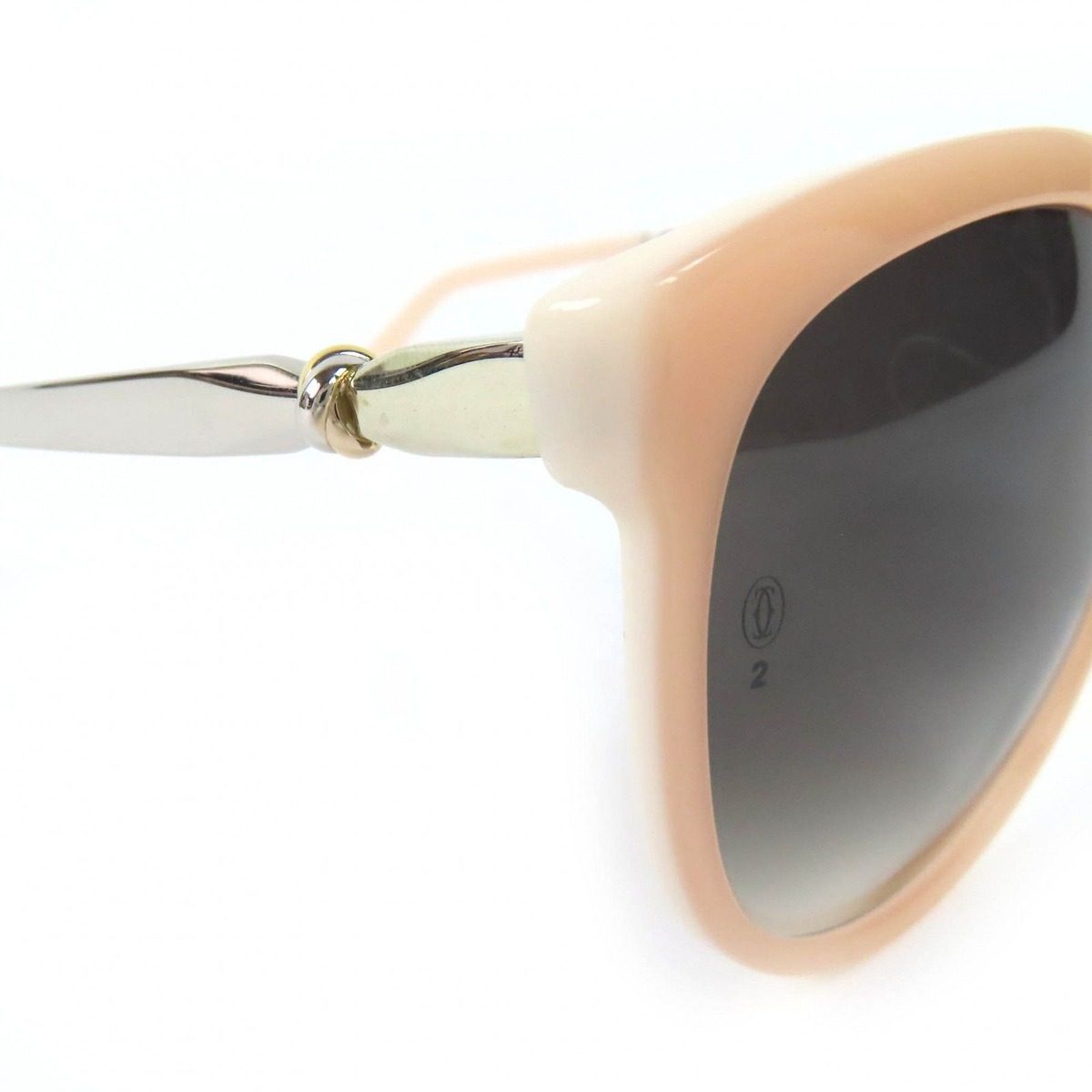 Cartier Trinity Logo Sunglasses Eyewear Pale Pink — view 7