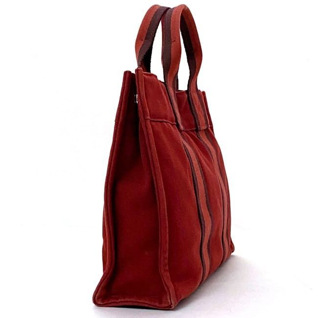 Hermes Handbag Fourre Tout PM Ec21452 Red Excellent Condition