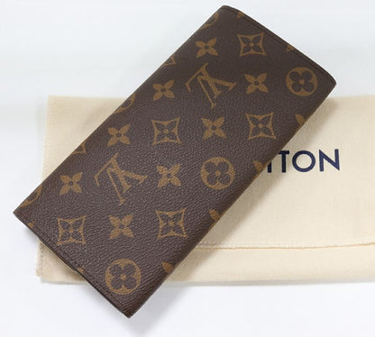 Louis Vuitton Zipper Long Wallet With Change Pocket Monogram Fuchsia Portefeuill
